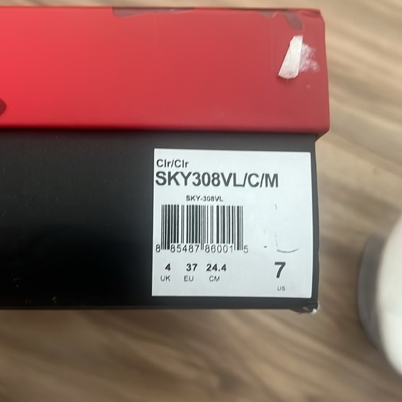 Pleaser stripper clear platform heels - Picture 3 of 3